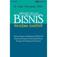 PENELITIAN BISNIS PARADIGMA KUANTITATIF