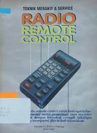 Teknik Merakit & Service Radio Remote Control